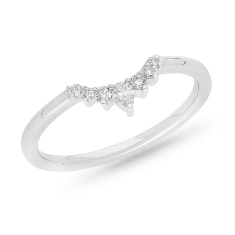 9ct White Gold Lab Grown Diamond Ring