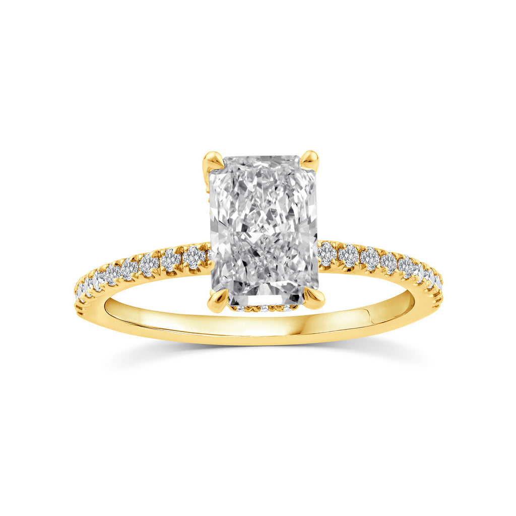 9ct Yellow Gold Lab Grown Diamond Engagement Ring