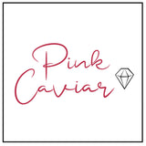 9ct White/Rose Gold Pink Caviar Diamond Teardrop Necklet