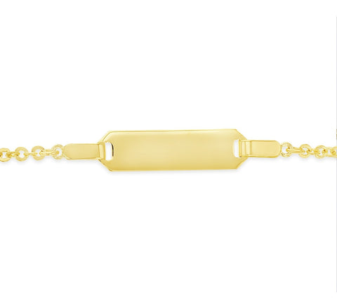 9ct Yellow Gold Child ID Bracelet