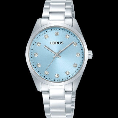 Ladies Lorus Stainless Steel Blue Dial Dress Watch
