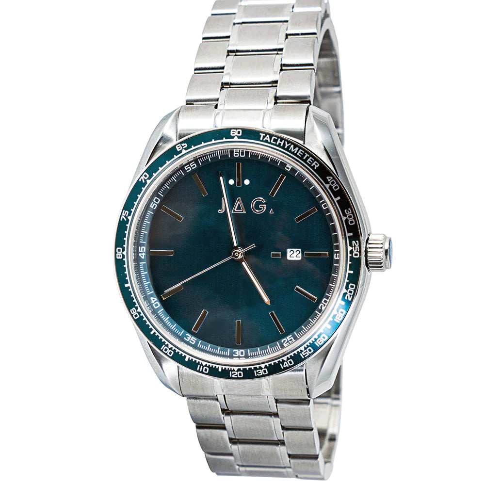 Mens Jag "Lonsdale" Blue Dial Stainless Steel Watch