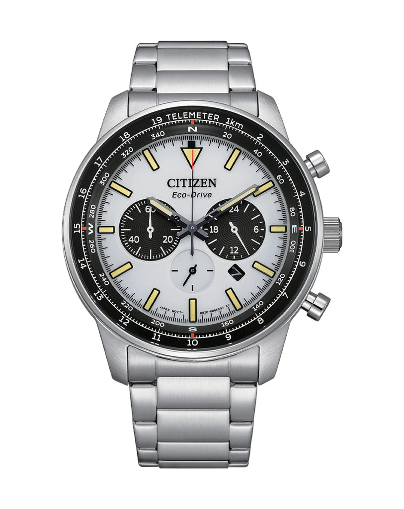 Mens Citizen Chronograph Eco-Drive Dress Watch