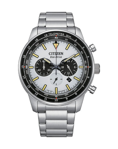 Mens Citizen Chronograph Eco-Drive Dress Watch