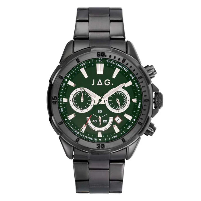 JAG Mens "Winton" Watch With Green Dial