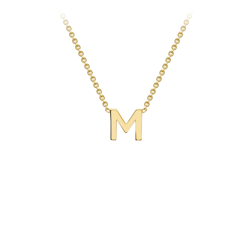 9ct Yellow Gold initial M Pendant