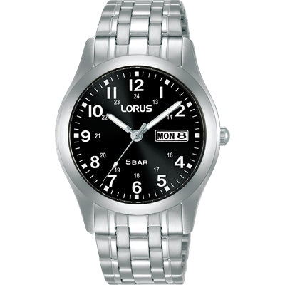 Mens Lorus Daywear Stainless Steel Watch