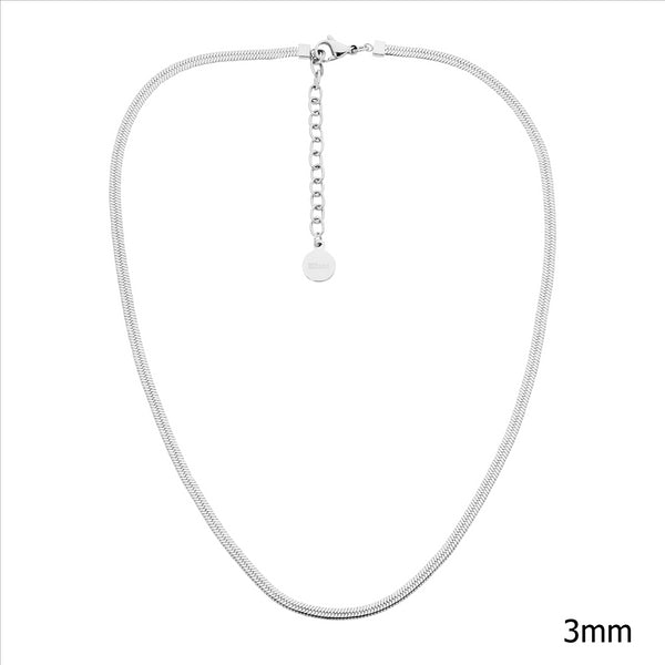 Stainless Steel Herringbone Chain Brereton Showcase Jewellers