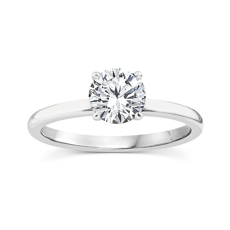 9ct White Gold 1.00ct Lab Grown Diamond Solitaire Ring