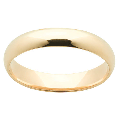 9ct Yellow Gold 2.5mm Half Round Wedder