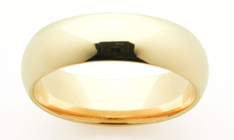9ct Yellow Gold 4mm Half Round Wedder