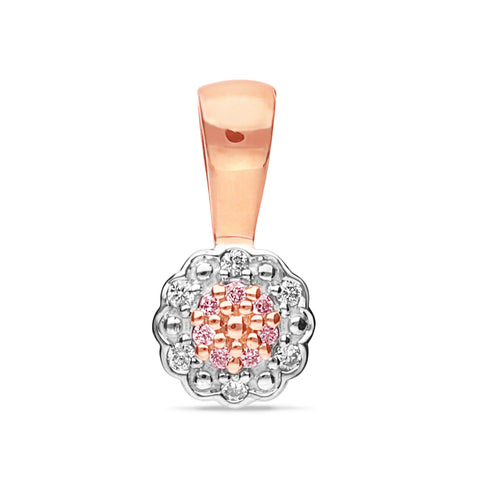 Pink Caviar 9ct Rose Gold Pink Caviar Pendant