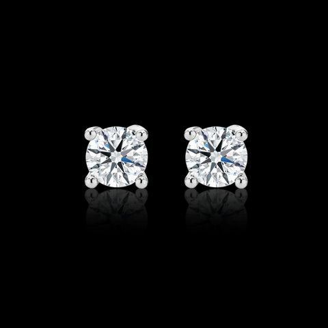 9ct White Gold Labgrown Diamond Studs
