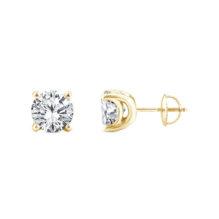 9ct Yellow Gold 3.00ct Lab Grown Diamond Studs