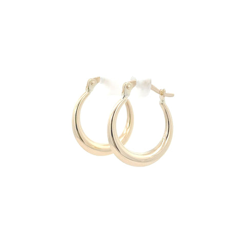 9ct Yellow Gold Small Graduated Hoops