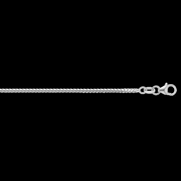 9ct White Gold Franco Chain