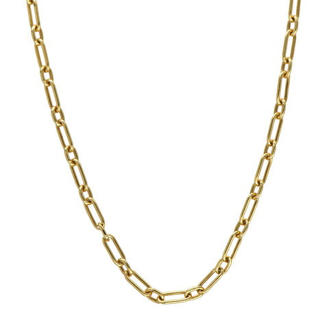9ct Yellow Gold Figaro Paperclip Chain