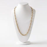 9ct Yellow Gold Figaro Paperclip Chain