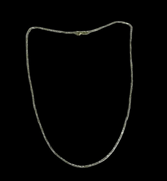 9ct Yellow Gold Fine 45cm Figaro Link Chain