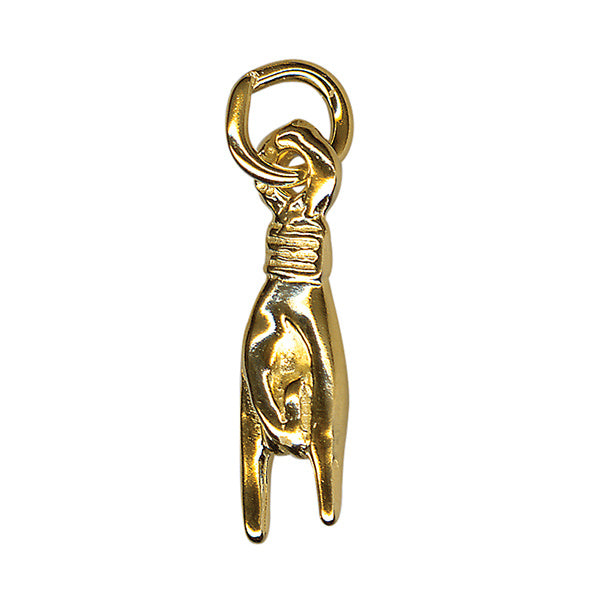 9ct Yellow Gold Hand Charm