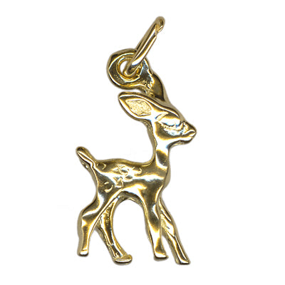 9ct Yellow Gold Bambi Charm