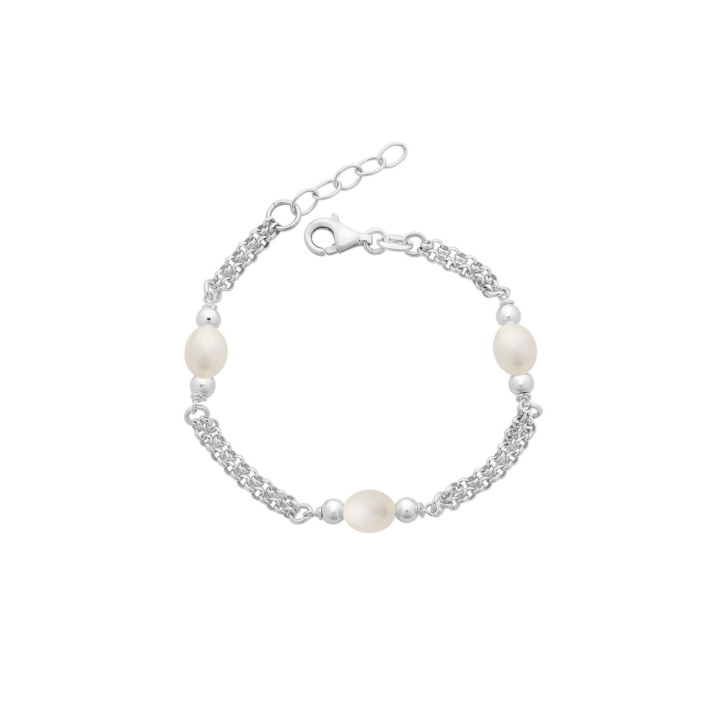 Sterling Silver Freshwater Pearl Bracelet