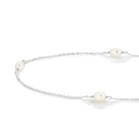 Sterling Silver Freshwater Pearl Bracelet