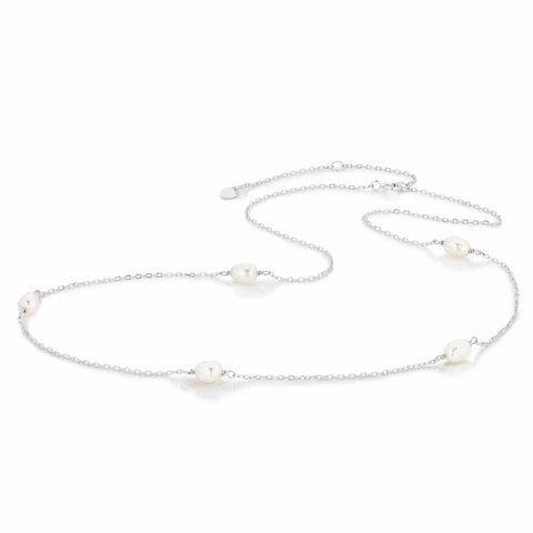 Sterling Silver Freshwater Pearl Necklace