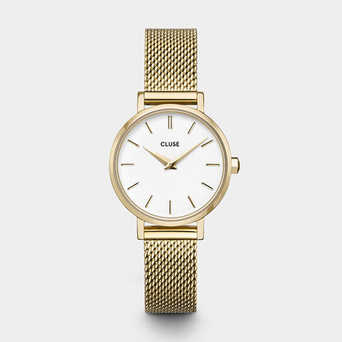 CLUSE Boho Chic Petite Gold Plate Watch