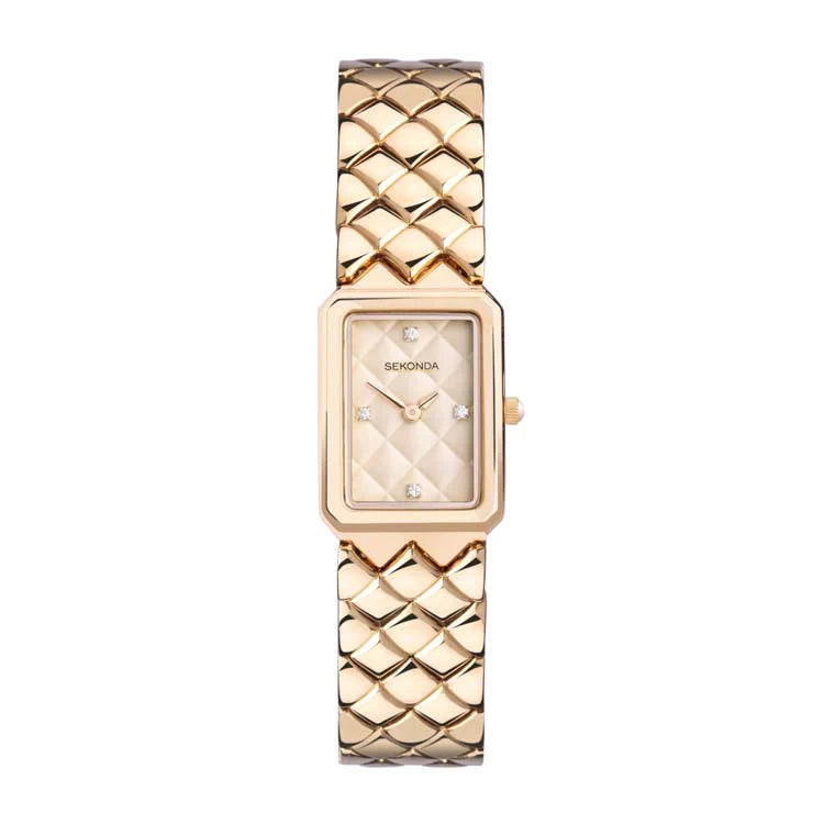Ladies Sekonda Rose Gold Plated Bracelet Watch