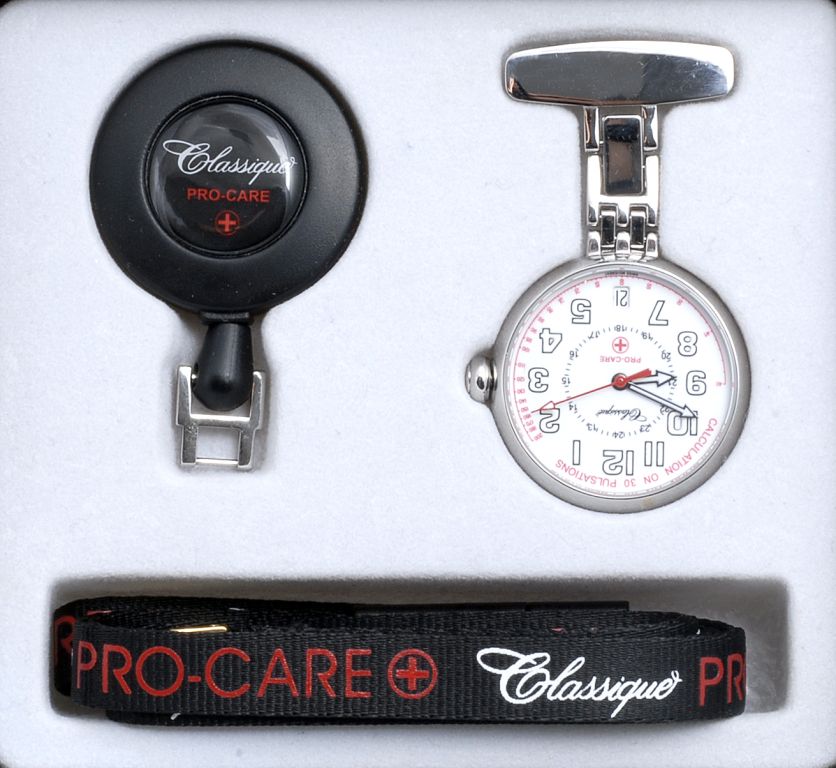 Classique Stainless Steel Pro-Care Nurses Watch Set