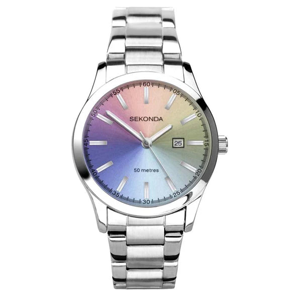 Sekonda Taylor Rainbow Dial Dress Watch