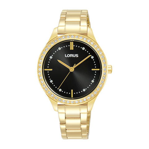 Lorus Ladies Stainless Steel Gold Plated Dress Watch