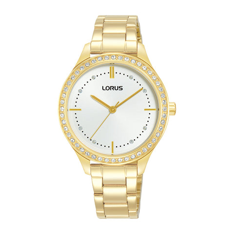 Lorus Ladies Stainless Steel Gold Plated Dress Watch