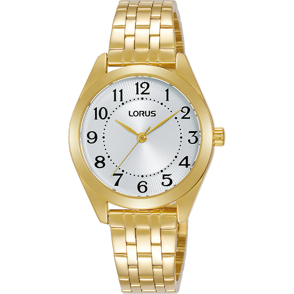 Lorus Ladies Stainless Steel Gold Plated Dress Watch