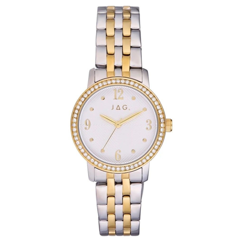 Ladies JAG "Stephanie" 2 Tone Silver Dial