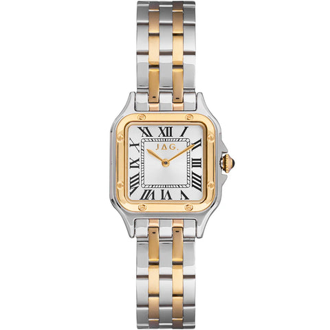 JAG Ladies "Riana" Watch With Silver Dial And 2 Tone Case