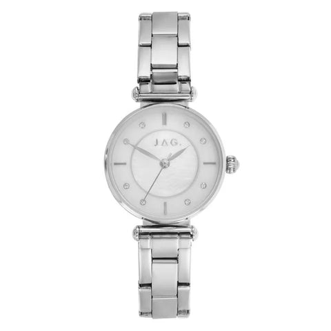 JAG Ladies "Portland" Watch With Mother Of Pearl Dial And Stainless Steel Case