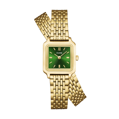 Gracieuse Mini Watch Double Strap Forest Green