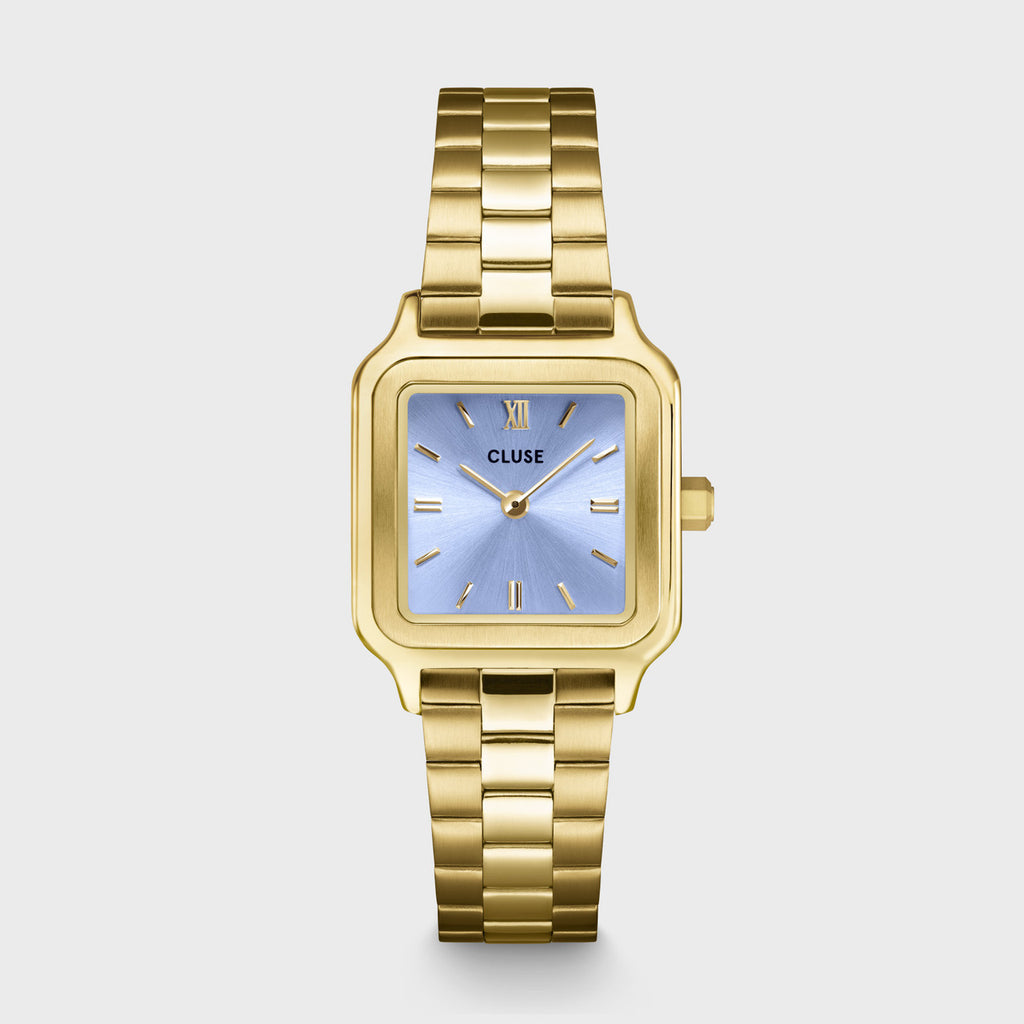 Gracieuse Petite Watch Frosted Lilac/Gold Link