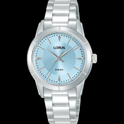 Lorus Ladies Stainless Steel Blue Dial Dress Watch
