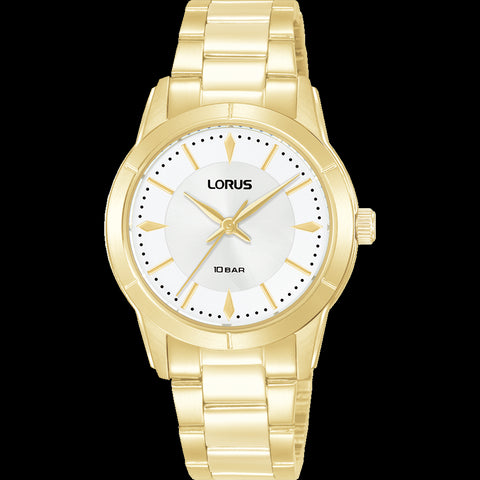 Lorus Ladies Gold Plated Bracelet Watch
