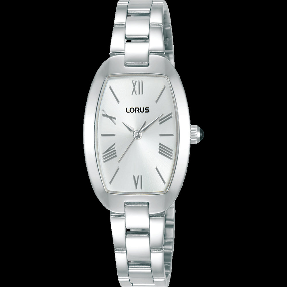 Lorus Ladies Stainless Steel Oblong Dial Dress Watch