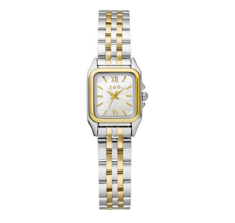 JAG Ladies Berrima 2tone Oblong Dial Bracelet Watch