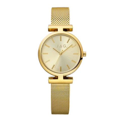JAG Ladies Mudgee Gold Plated Bracelet Watch