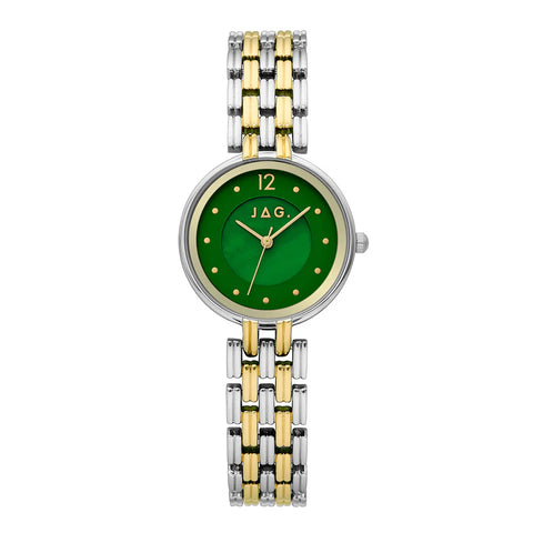 JAG Ladies Iluka Green Dial Bracelet Watch