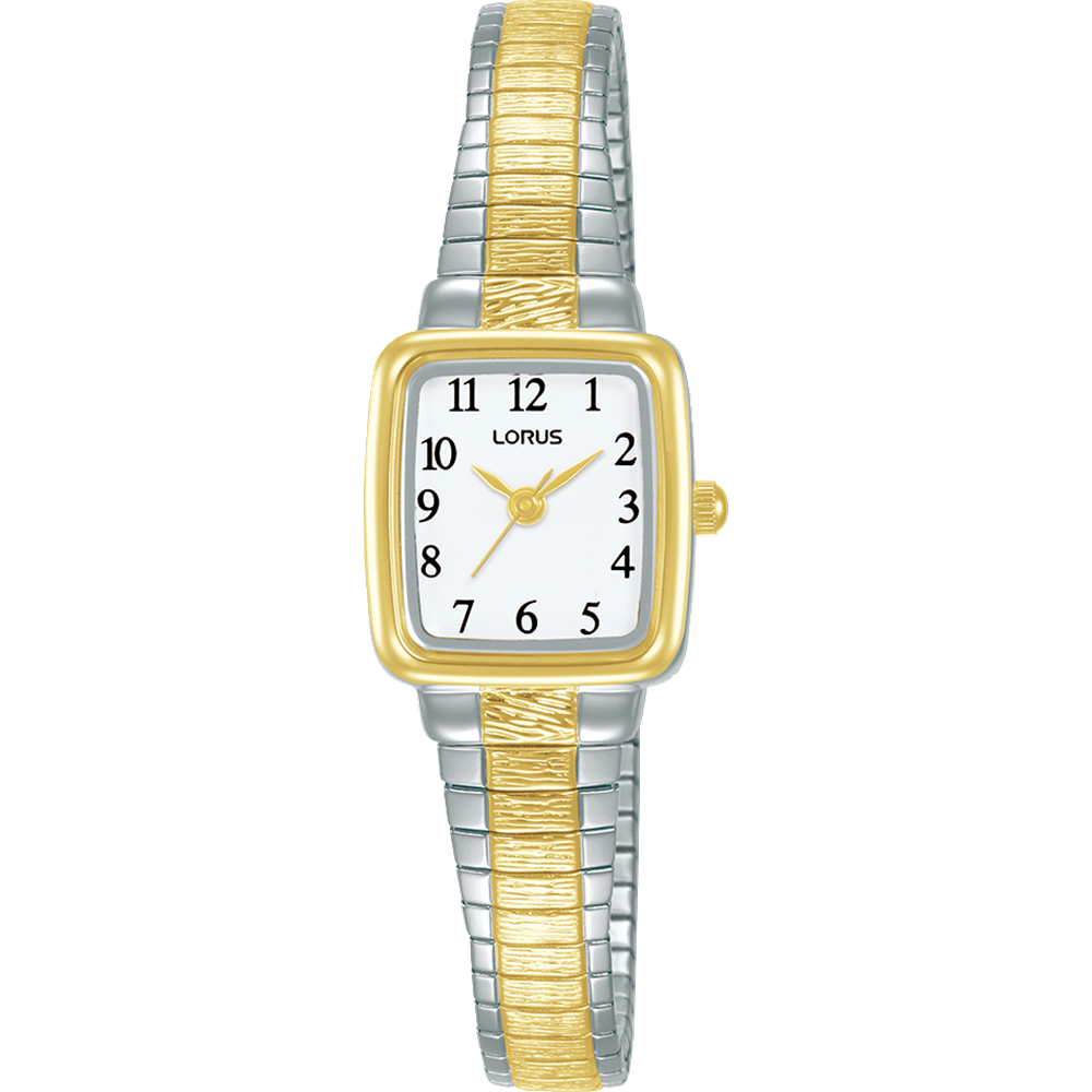 Lorus Ladies Two Tone Stretch Band Dress Watch