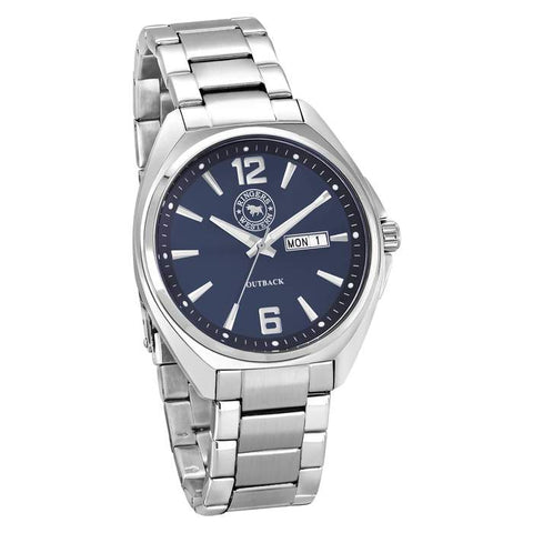 Ringers Western Outback Stainless Steel Band Blue Dial Watch