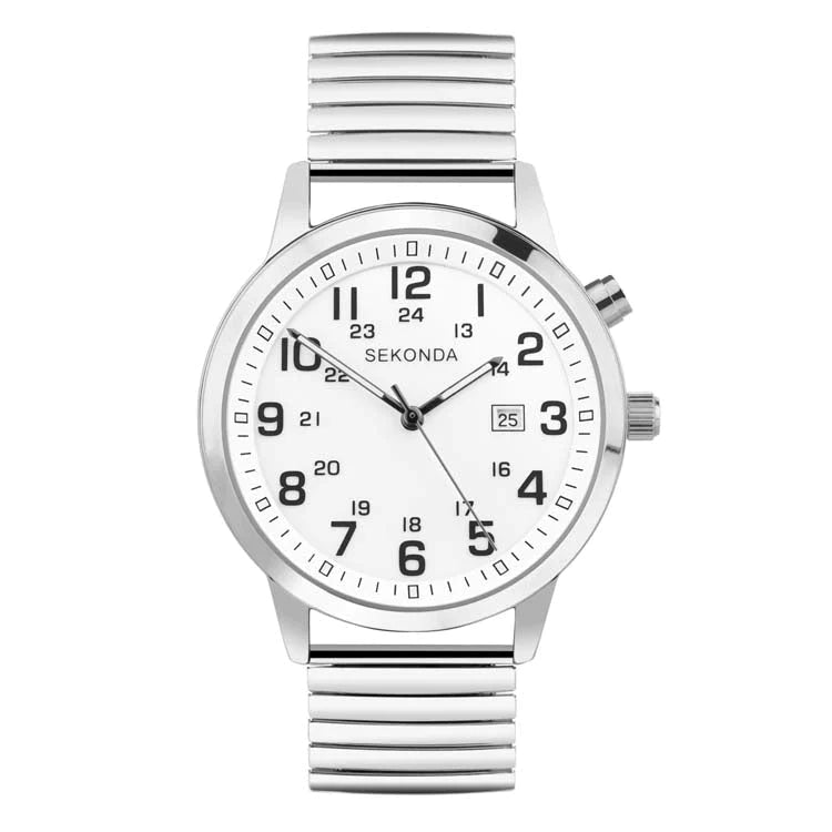 Sekonda hot sale silver watch