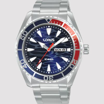 Lorus Mens Stainless Steel Dress Watch